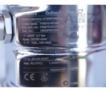 ENDRESS + HAUSER DELTAPILOT S FMB70-5KJ8/0 Hydrostatic level measurement ! NEW !