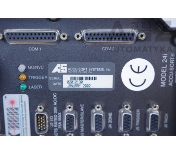 AS ACCU-SORT 24i LASER BAR CODE SCANNER