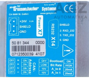 GROSSENBACHER SYSTEME 50813440000 COMPACT I/O MODUL CAN