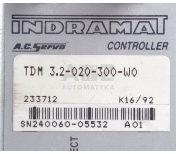 INDRAMAT CONTROLLER TDM 3.2-020-300-W0 TDM32020300W0