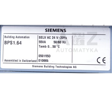 SIEMENS BUILDING AUTOMATION BPS1.64  BPS164 