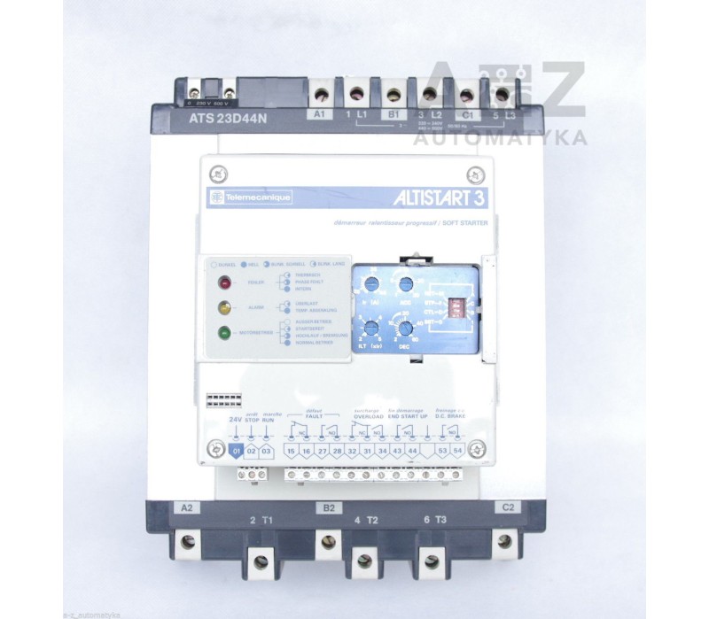 TELEMECANIQUE ALTISTART 3 SOFT STARTER ATS 23D44N ATS23D44N ATS-23D44N 30kW 46A