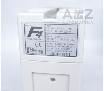 KEB COMBIVERT F4 09.F4.S1D-4A00 09F4S1D4A00 09F4S1D-4A00