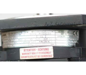 AMK DV7-6-4-RB0 ( DV764RB0 )  1,55kW 5Nm 350V 3,6A IP54 