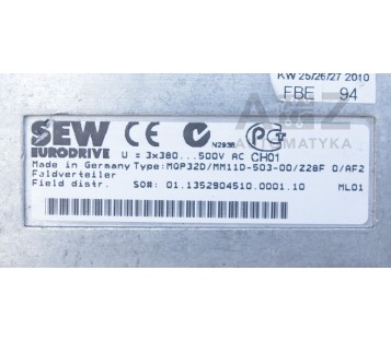 SEW EURODRIVE MOVIMOT MQP32D MM11D-503-00 18215025 1,1kW MM11D50300