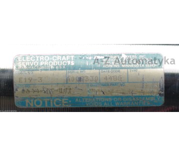ELECTRO-CRAFT SERVO MOTOR E19-3