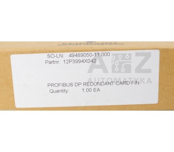 EMERSON PROFIBUS DP REDUNDANT CARD FIN 12P3994X042 49489050-11.0 ! NEW ! 