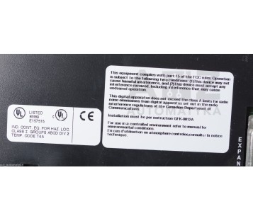 GE FANUC IC693CHS392G 10 SLOT EXPANSING EMI ENHANCEO 