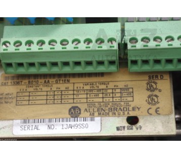 ALLEN BRADLEY: 1336 FORCE 1336T-B010-AA-GT1EN  ( 1336TB010AAGT1EN )  17KVA 20,9A