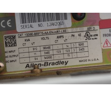 ALLEN BRADLEY: 1336 IMPACT 1336E-BRF75-AA-EN-HA1-L8E  ( 1336EBRF75AAENHA1L8E )