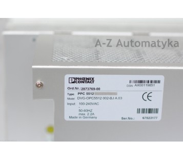 PHOENIX CONTACT PPC5512 DVG-OPC5512 002-BJ A.03  Ord.Nr. 2873769
