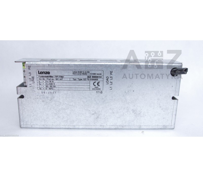 LENZE EZF3016A003 LINE FILTER RFI 391447