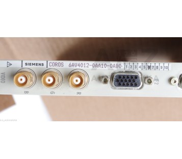 SIEMENS COROS 6AV4012-0AA10-0AB0 6AV40120AA100AB0 512KB SRAM-CARD 6AV1903-0BA01