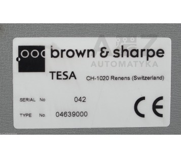 BROWN&SHARPE TESA 04639000 ETALON EG-C60 EGC60