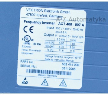 VECTRON ACT 400-007A ( ACT400-007A ) 502414000