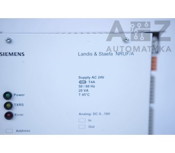 SIEMENS: LANDIS & STAEFA NRUF/A