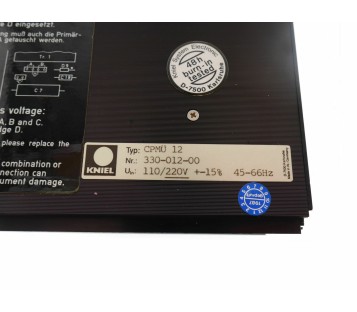 KNIEL CPMU 12 CPMU12 CPMU-12 330-012-00