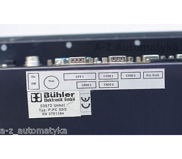BUHLER P-PC 32/2 P-PC32/2 PANEL-PC