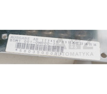 SIEMENS 6DM1 001-0WB00-2  6DM1 0010WB002   6DM10010WB002 ! NEW !