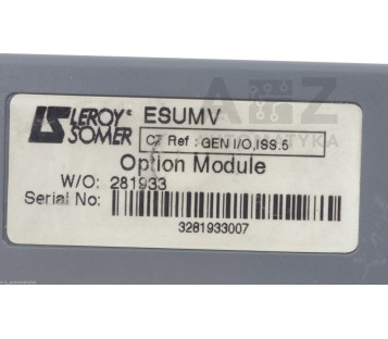 LS LEROY SOMER ESUMV OPTION MODULE GEN I/O,ISS.5 GENIOISS5 281933