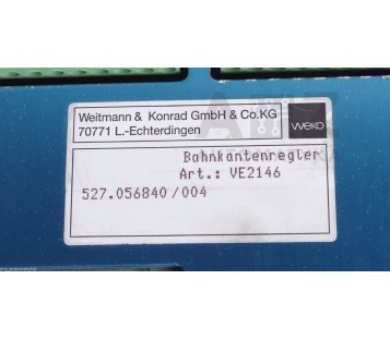 WEKO VE2146 527.056840/004  527.056840 / 004  527056840004