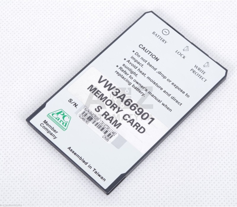 TELEMECANIQUE PC CARD  FLASH MEMORY VW3A66901 S RAM