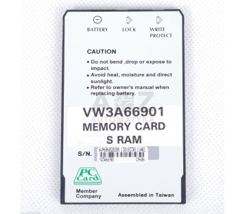 TELEMECANIQUE PC CARD  FLASH MEMORY VW3A66901 S RAM