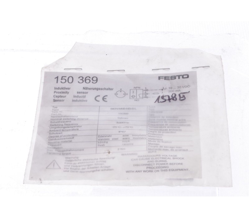 SICK SIEN-M5B-NS-S-L  SIENM5BNSSL FESTO 150369 ! NEW !