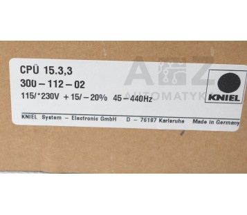 KNIEL CPU 15.3,3 300-112-02  15.3.3 1533 ! NEW !