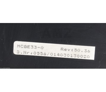 B&R MCGE33-0 REV 50.36  MCGE330 REV5036