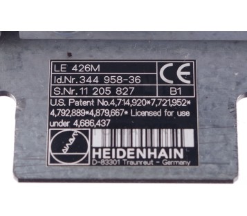 HEIDENHAIN LE 426M LE426M 344 958-36 33495836 