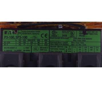 EATON P3-100 P3100 SP3-100 SP3100 