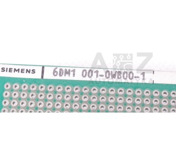 SIEMENS 6DM1 001-0WB00-1  6DM10010WB001 E MA-W82/727 879 MA9211  E89110-F1391-C3