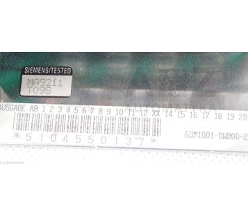 SIEMENS 6DM1 001-0WB00-1  6DM10010WB001 E MA-W82/727 879 MA9211  E89110-F1391-C3