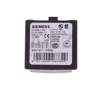 SIEMENS 3RH1911-1FA40 3RH19111FA40 