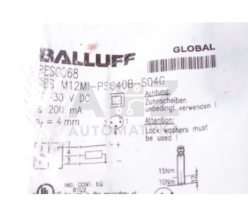 BALLUFF BES0068 M12MI-PSC40B-S04G  M12MIPSC40BS04G   ! NEW !