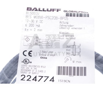 BALLUFF BES003J BES M08MI-PSC20B-BP05  BESM08MIPSC20BBP05  ! NEW !