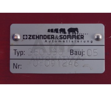 ZEHNDER&SOMMER ZEHNDER SOMMER 380 030 380030 05091246 Pneumatic Clamp Feeder