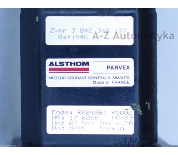 ALSTHOM: PARVEX TBN236 R0003  RE240B1 R5002  NCA-10