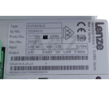 LENZE EVF8216-E 33.8216-E