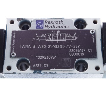 REXROTH 4WRA 6 W30-21/G24K4/V-589 + 989705 A-10  
