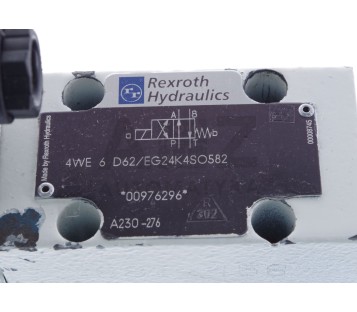 REXROTH 4WE 6 D62/EG24K4SO582 + 021389 XEA 252 