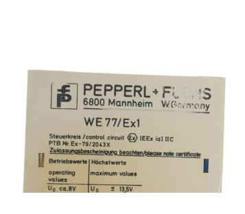 PEPPERL + FUCHS WE77/EX1 WE77EX1 01544S