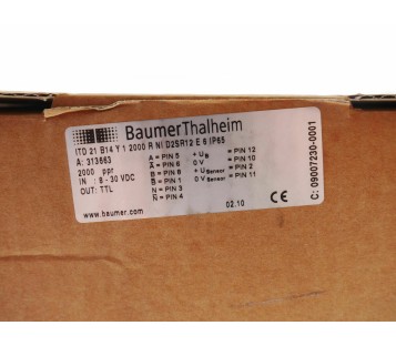 BAUMER 313663 ITD 21 B14 Y 1 2000 R NI D2SR12 E 6  THALHEIM ! NEW !
