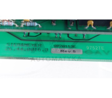 SIEB & MEYER SIEB&MEYER M2  26.44.0018.2 26.44.0007.5 26.44.0016.3 