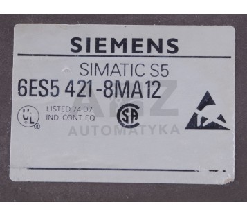 SIEMENS SIMATIC S5 6ES5 421-8MA12  6ES54218MA12