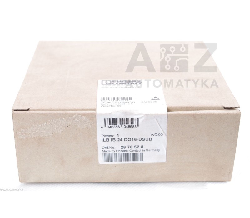 PHOENIX CONTACT ILB IB 24 DO16-DSUB ILBIB24DO16DSUB 2878528 ! NEW !