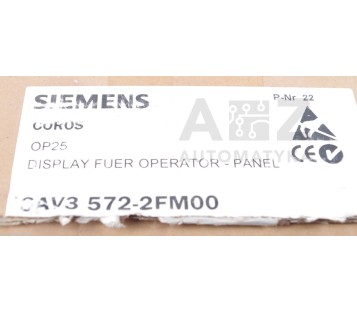 SIEMENS COROS 6AV3 572-2FM00  6AV35722FM00  6AV3 5722FM00