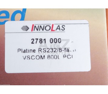 INNOLAS UPCI-800LS UPCI800LS 2781 000 2781000 PLATINE RS232/8-FA CSCOM 800L PCI