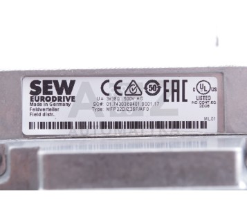 SEW EURODRIVE  MFP 22D/Z26F/AF0 MFP22DZ26FFAF0 ! NEW !